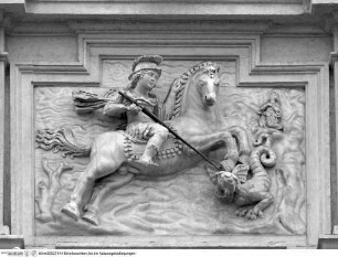 Portal, Der heilige Georg tötet den Drachen