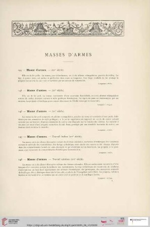 Masse d´amres (Nr. 144 - 160)