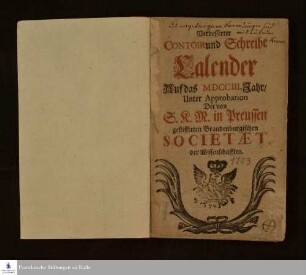 Schreibkalender von Georg Heinrich Neubauer