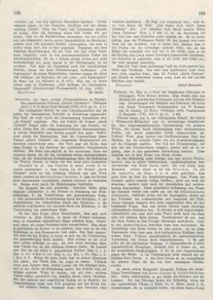 163-164 [Rezension] Schettler, Adolph, Die Paulinische Formel "durch Christus"