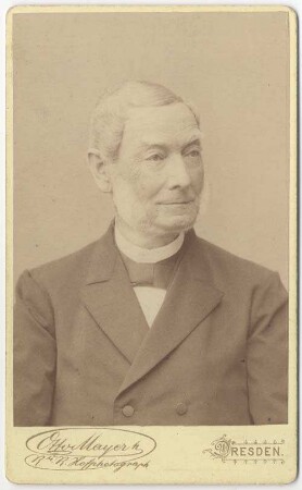 Carl Julius Stübel, der Onkel und Erzieher von Alphons Stübel