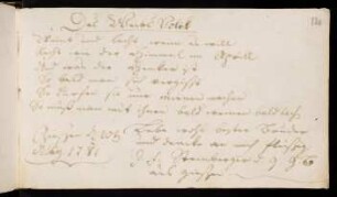 J. F. Steinberger [Jurastudent aus Gießen]. Gießen, 20.05.1781.