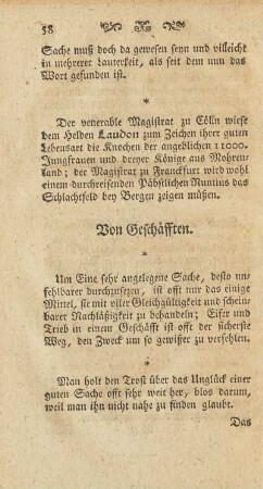 Von Geschäfften