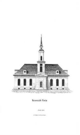 Tafel: Luisenstadt-Kirche. [Titelkupfer]