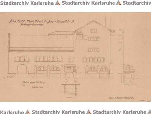 Beichel, Friedrich. Elektrizitätswerk Rheinhafen. Umbau und Erweiterung Honsellstrasse 35