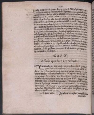 Cap. IV. Affinia quaedam repraesentans.