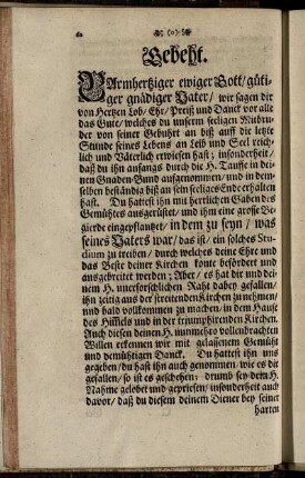 Gebeht.