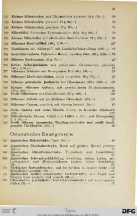 Ostasiatisches Kunstgewerbe (Nr. 347-417c)
