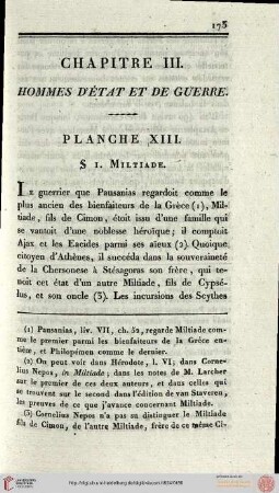 III. Hommes d'État et de guerre