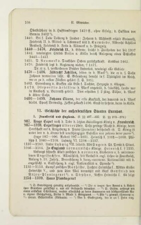 VI. Geschichte der außerdeutschen Staaten Europas