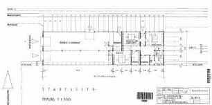 Ludwigsburg: Provisorium für Gepäck- und Expressgutabfertigung Nebengeb. Gepa