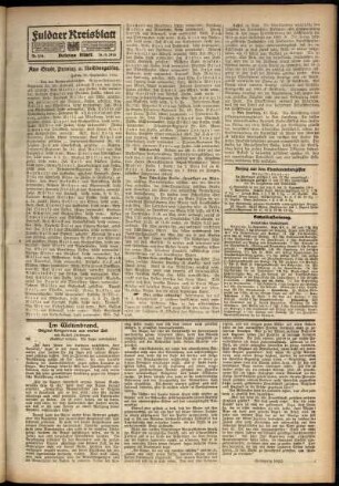 Dritte Ausgabe vom Samstag, den 16. September 1916.