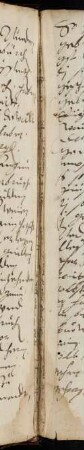 Fragment 2: Falzstreifen (lat. Text, 15. Jh., Ende)