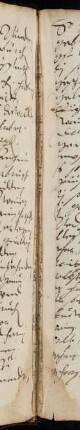 Fragment 2: Falzstreifen (lat. Text, 15. Jh., Ende)