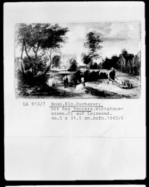 Landschaft mit Menschen