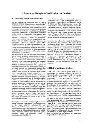 3. Rezente geoökologische Verhältnisse der Gewässer