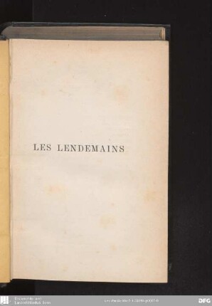 Les Lendemains