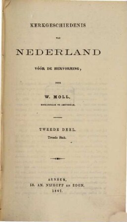 Kerkgeschiedenis van Nederland voor de hervorming. II,2