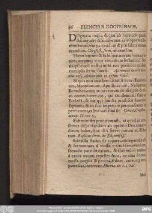 [Elenchus Doctrinalis.]
