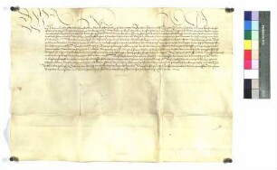 Maximilian I., römischer Kaiser, belehnt Ulrich Burggraf zu Burtenbach mit drei Höfen zu Burtenbach gelegen.