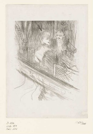 Baron Moϊse, die Loge, Blatt 1 der Folge "Au Pied du Sinaϊ"