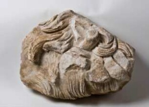 Löwenfell-Fragment (Mähne) einer überlebensgroßen Heraklesstatue