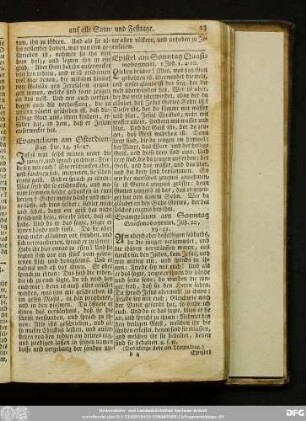 Evangelium am Sonntag Quasimodogeniti. Joh. 20, V. 19-31.