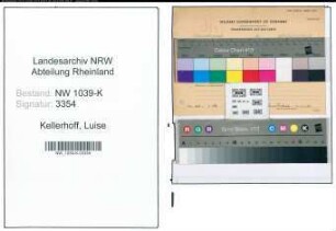 Entnazifizierung Luise Kellerhoff , geb. 23.07.1891 (Lehrerin)