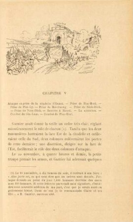 Chapitre V. Attaque et prise de la citadelle d'Hanoi. - ...