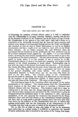 Chapter XII. The Cape Dutch And The Free State.