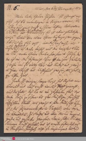 Meine liebe, theure Christine! Es schmerzt mich sehr, daß Sie meinetwegen ... , 06.11.1821. - Benediktinerabtei St. Bonifaz in München und Andechs