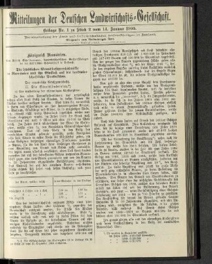 Beilage Nr. 1 zu Stück 2 vom 14. Januar 1905.