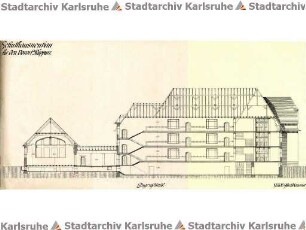 Beichel, Friedrich. Schulhausneubau Rüppurr