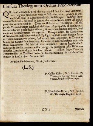Censura Theologorum Ordinis Praedicatorum