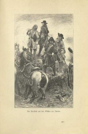 Der Kurfürst auf den Wällen vor Stettin
