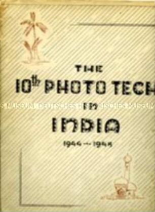 Bildheft über die Arbeit einer amerikanischen Fotoagentur in Indien - Nachlass