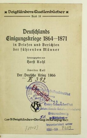 Teil 2: Der deutsche Krieg 1866