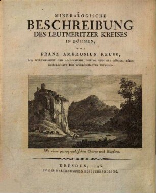 Mineralogische Geographie von Böhmen, 1