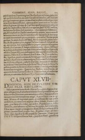 Caput XLVII.