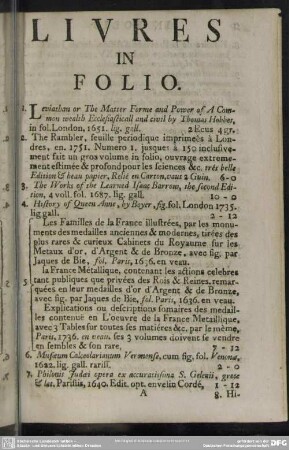 Livres In Folio