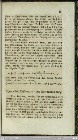 Theorie der Differenzial- und Integralrechnung