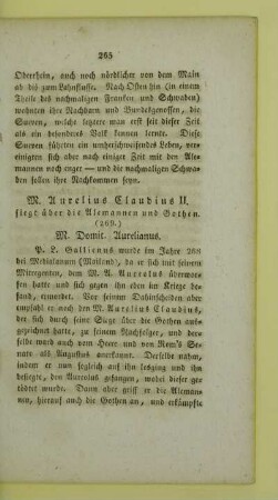 M. Aurelius Claudius II.