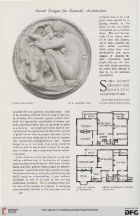 33: Some recent designs for domestic architecture