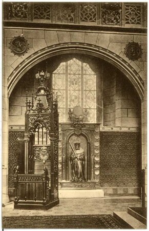 Wittenberg. Schlosskirche, Kaiserstuhl