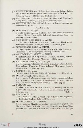 Plastik (Nr. 525-540)
