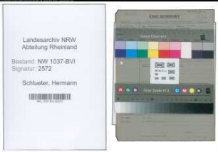 Entnazifizierung Hermann Schlueter , geb. 02.06.1904 (Kaufmann)