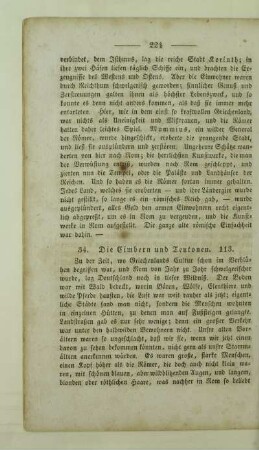 34. Die Cimbern und Teutonen. 113