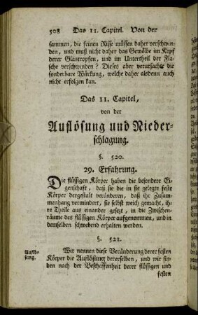 Das 11. Capitel, von der Auflösung und Niederschlagung.