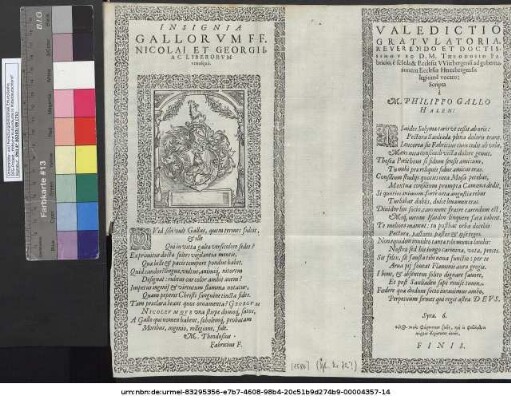 Insignia Gallorvm FF. Nicolai Et Georgii, Ac Liberorvm vtriusquè