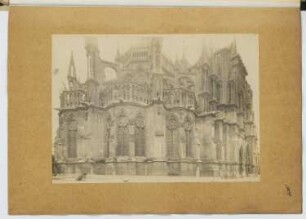 Kathedrale, Reims: Choransicht (aus: Skizzen- und Fotoalbum 10)
